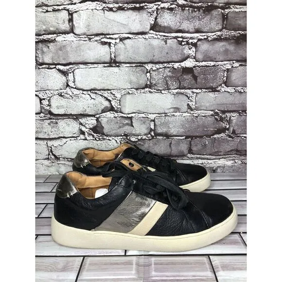Frye And Co Hallie Black Leather Lace Casual Comfort Shoes Women’s Sz 8M US/39EU