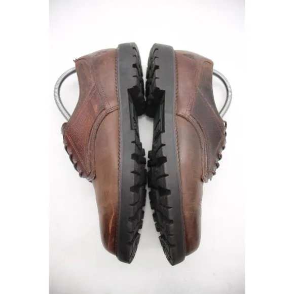 Frye Shoes Mens Size 7.5 D Rutland Lace Up Non-Slip Oxford Work Leather Brown