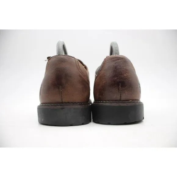 Frye Shoes Mens Size 7.5 D Rutland Lace Up Non-Slip Oxford Work Leather Brown