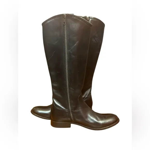 FRYE Women’s MELISSA BUTTON RIDING BOOTS - ROUND TOE Size 7