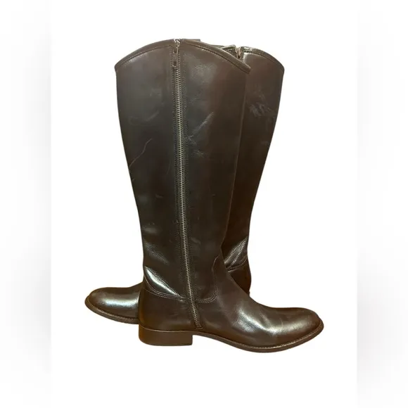 FRYE Women’s MELISSA BUTTON RIDING BOOTS - ROUND TOE Size 7