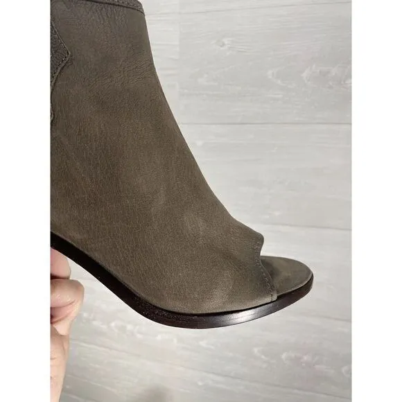 Frye Danica Peep Boots - Size 10 - Excellent Condition