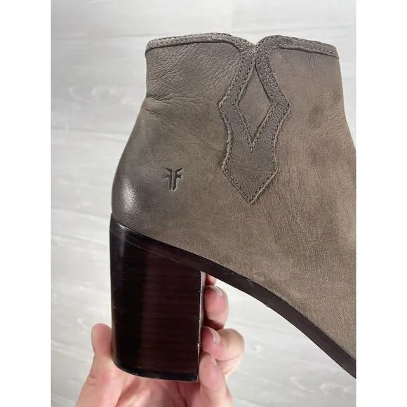 Frye Danica Peep Boots - Size 10 - Excellent Condition
