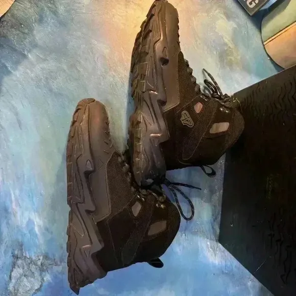 G7 G Seven Challenger Mono Work Hiking Boots Men’s 8.5 Black Retails $150