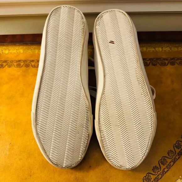 GANT Brandy Melville Womens Rugger Leather White Tennis Sneaker Walking Size 8.5