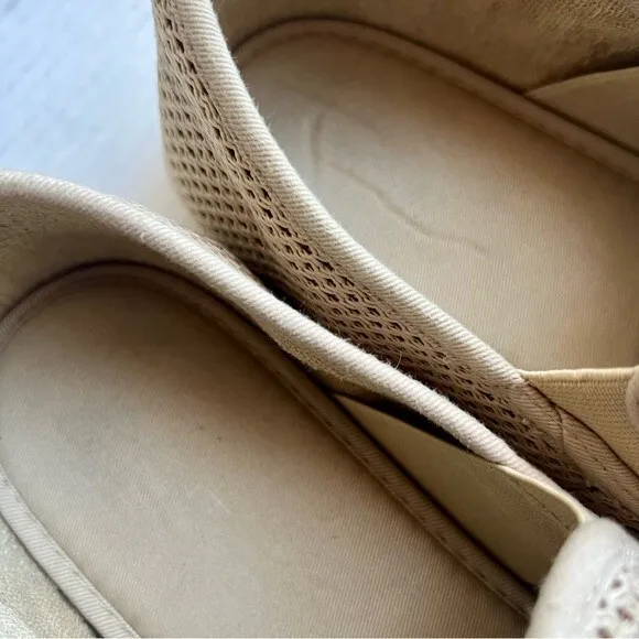 Gant Frank Tan Knit Weave Slip On Comfort Shoes White Soles Men’s EU 45 US 11.5
