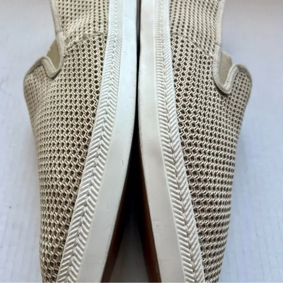 Gant Frank Tan Knit Weave Slip On Comfort Shoes White Soles Men’s EU 45 US 11.5