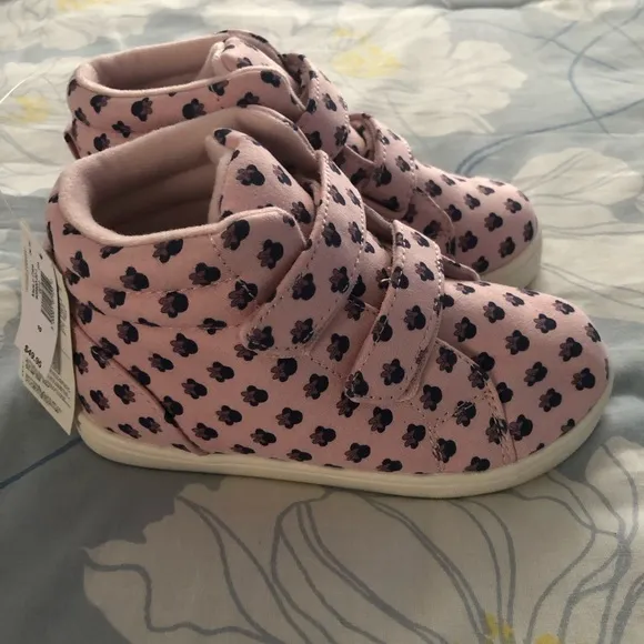 GAP DISNEY MINNIE MOUSE HIGH TOP SNEAKERS Size 10