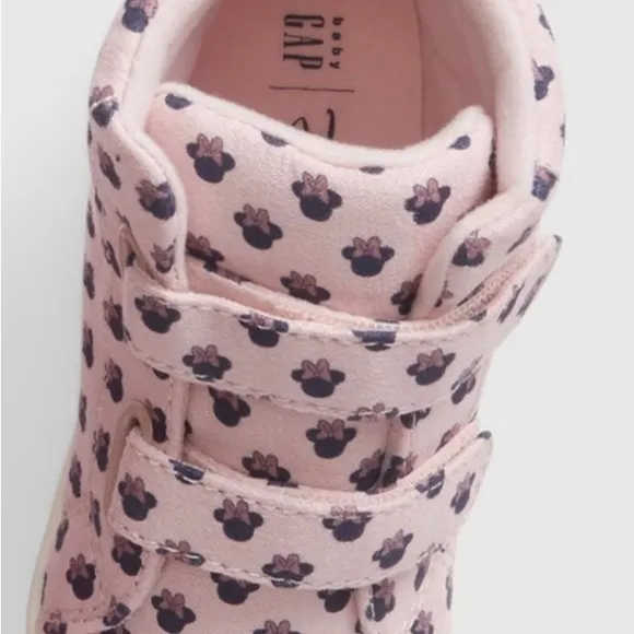 GAP DISNEY MINNIE MOUSE HIGH TOP SNEAKERS Size 10