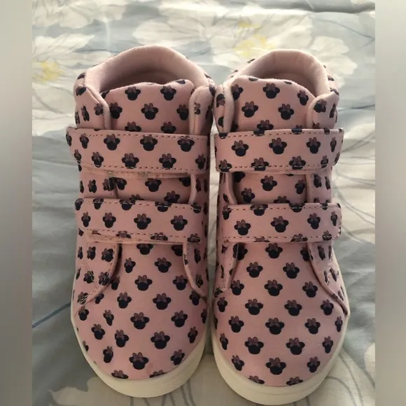 GAP DISNEY MINNIE MOUSE HIGH TOP SNEAKERS Size 10