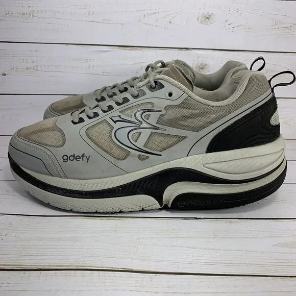 Gdefy Gravity Defyer Ion Athletic Shoes Mens Size 12 Gray Training Walking Shoes