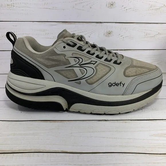 Gdefy Gravity Defyer Ion Athletic Shoes Mens Size 12 Gray Training Walking Shoes