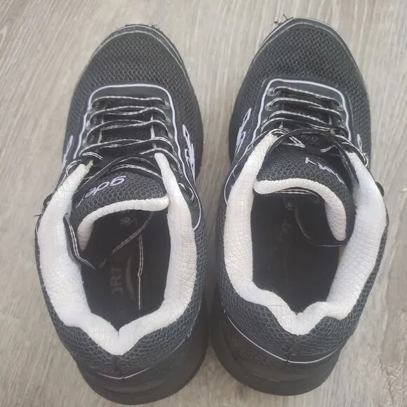 Gdefy Gravity Defyer Mighty Walk Athletic Shoes Women's Sz 6.5 Black TB9024FLP-M