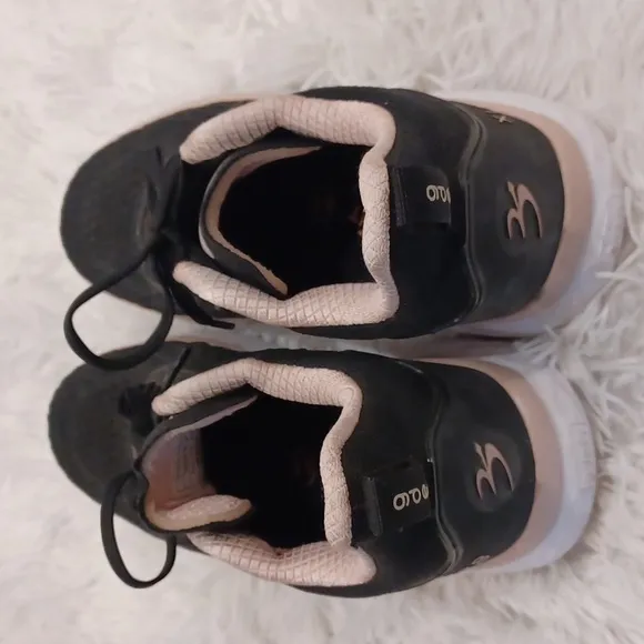 GDEFY Gravity Defyer XLR8 Comfort Black &amp; Pink Running Support Shoes Women's 8.5
