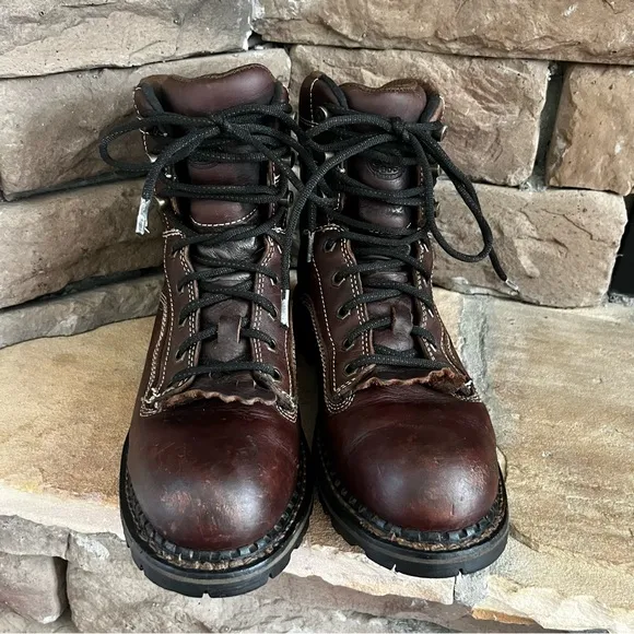 Georgia 7”‎ Alloy Toe Logger Boots / SZ 8.5