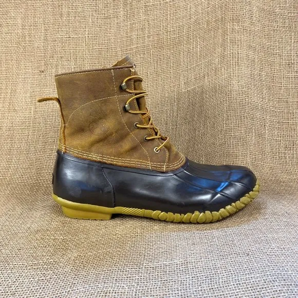 Georgia boot duck boot waterproof work boots hunting leather brown size 14