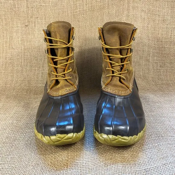Georgia boot duck boot waterproof work boots hunting leather brown size 14