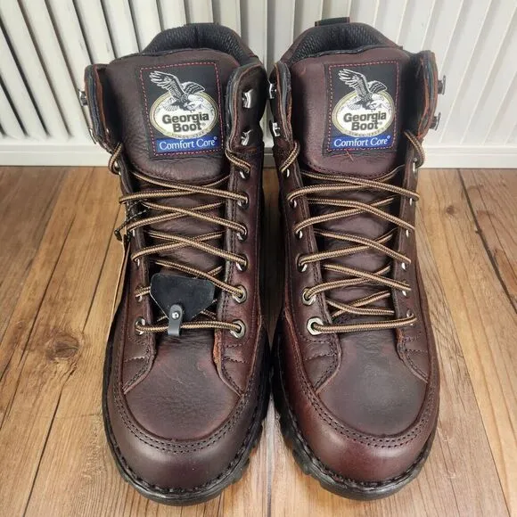 Georgia Boot G6395 Eagle Light Wide Load Mens Sz 10 W Wide Safety Toe Work Hiker