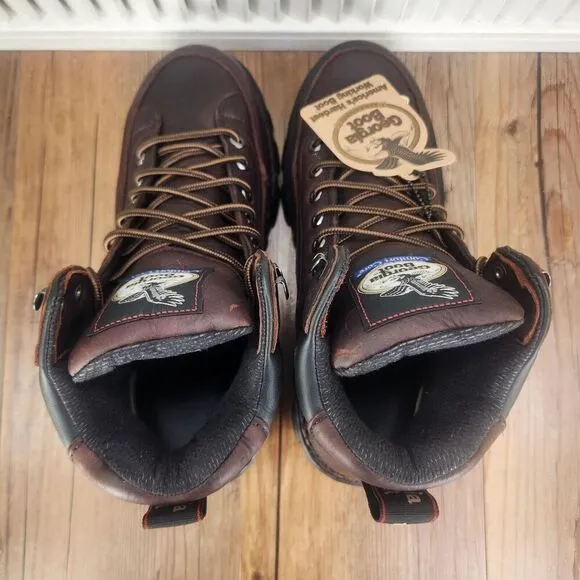 Georgia Boot G6395 Eagle Light Wide Load Mens Sz 10 W Wide Safety Toe Work Hiker