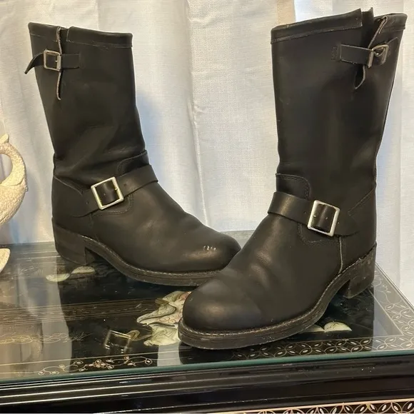 Georgia Boot leather steel toe riding boots size 9.5