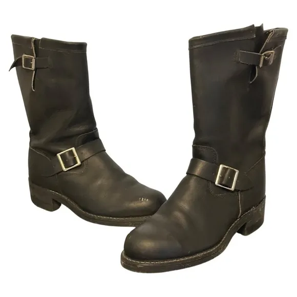 Georgia Boot leather steel toe riding boots size 9.5