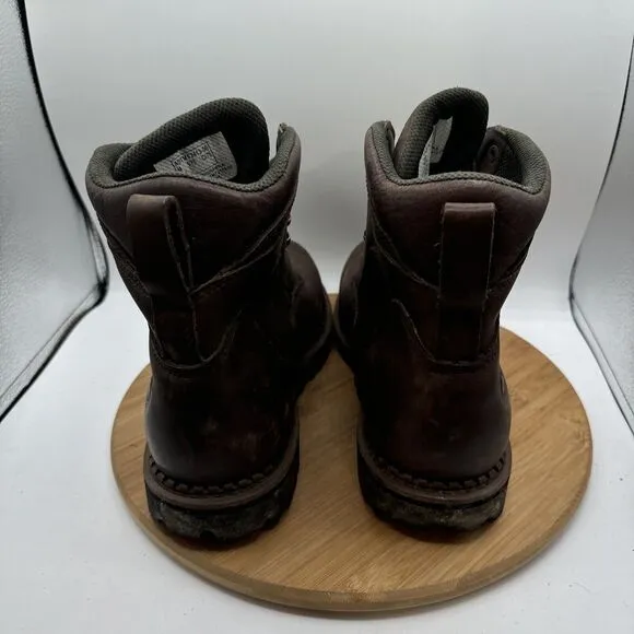 Georgia Renegade Boots Mens Size 10 W Leather Steel Toe Work Waterproof Brown