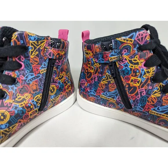 GEOX Respira Girls Size 3.5 Disney Princess High Top Sneakers