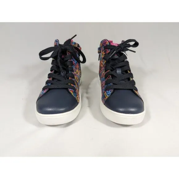 GEOX Respira Girls Size 3.5 Disney Princess High Top Sneakers