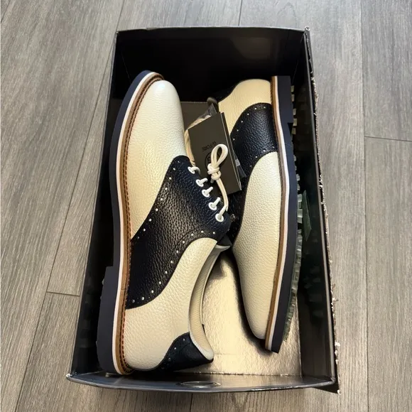 G/Fore Saddle Gallivanter Golf Shoes White Spikeless Men wide G4MC20EF03 New