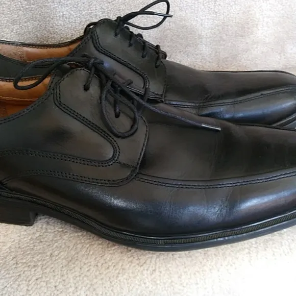 G.H. Bass &amp; Co. Gordon Leather Oxford Lace Up Shoes 13W Black