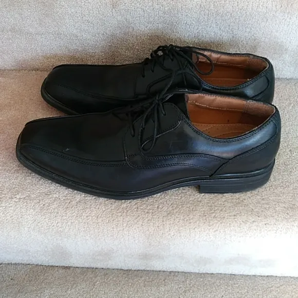 G.H. Bass &amp; Co. Gordon Leather Oxford Lace Up Shoes 13W Black