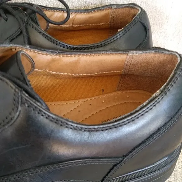 G.H. Bass &amp; Co. Gordon Leather Oxford Lace Up Shoes 13W Black