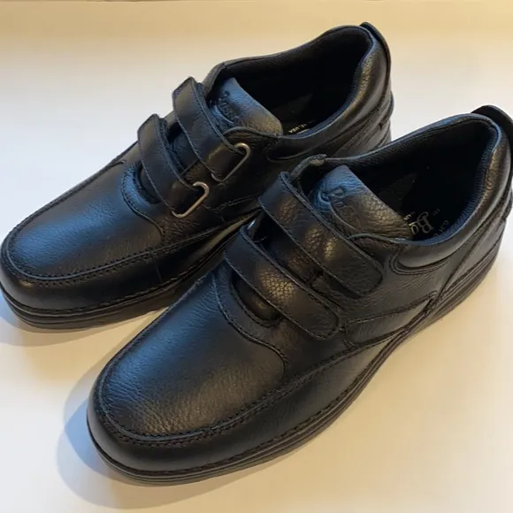 G.H. Bass &amp; Co. SZ 11.5 Wide Black Leather Seymour Men’s Comfort Shoes New