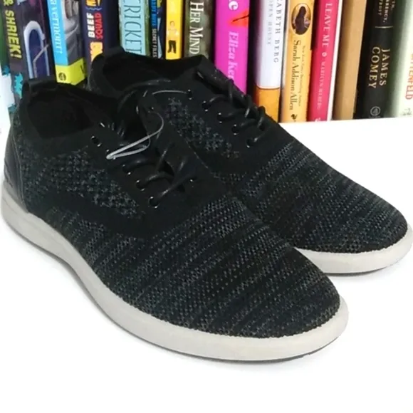 G.H. BASS CONNER KT BLACK COMFORT STRETCH OXFORD SHOES SIZE 8 NWT