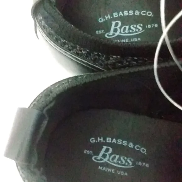 G.H. BASS CONNER KT BLACK COMFORT STRETCH OXFORD SHOES SIZE 8 NWT