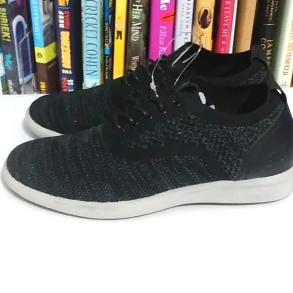 G.H. BASS CONNER KT BLACK COMFORT STRETCH OXFORD SHOES SIZE 8 NWT