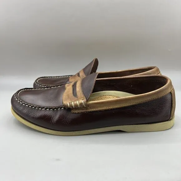 G.H.Bass Weejuns Penny Loafers Men Size 11 M Brown Leather Slip On Comfort Shoes