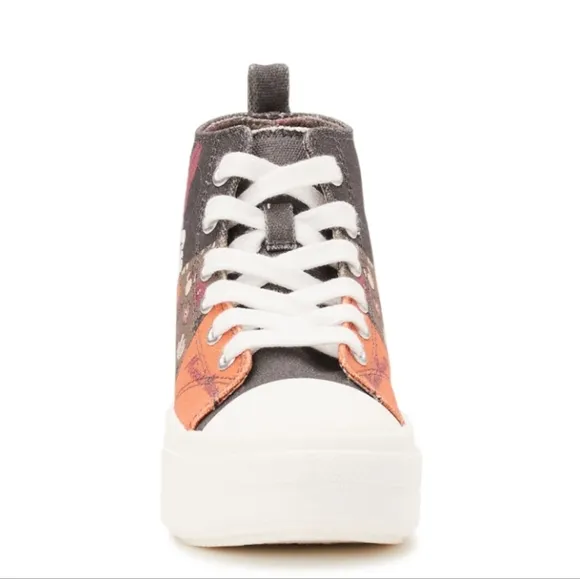 Girl's High Top Platform Sneakers