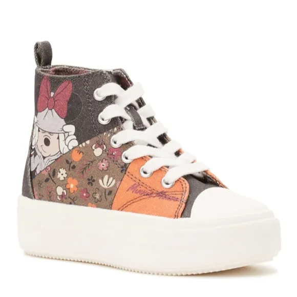 Girl's High Top Platform Sneakers