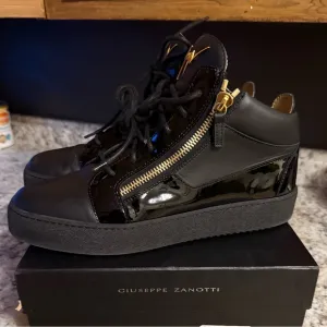 Giuseppe Zanotti Black High-Top Sneakers