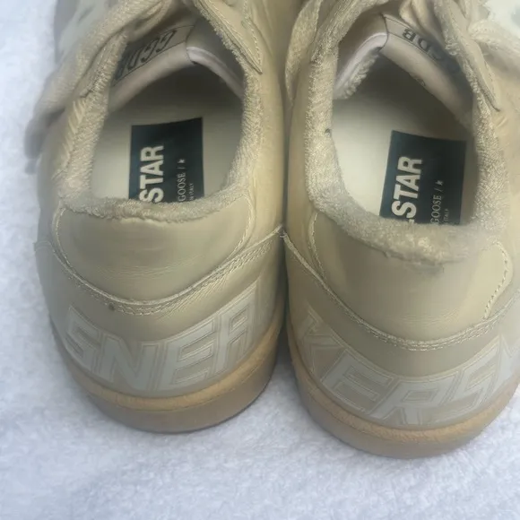 Golden Goose New! Mens Ballstar White Sneakers