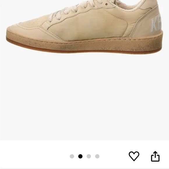 Golden Goose New! Mens Ballstar White Sneakers