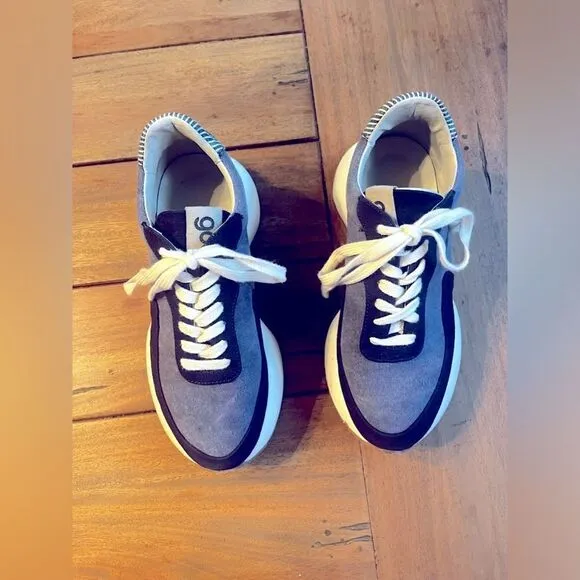 GOODNEWS KOOK SNEAKER IN NAVY, low-top runner US 9/7.5 EUR 40 Made in Portugal
