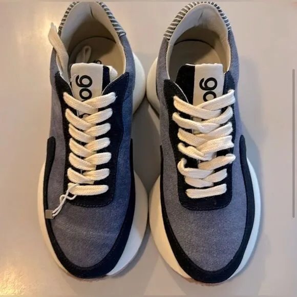 GOODNEWS KOOK SNEAKER IN NAVY, low-top runner US 9/7.5 EUR 40 Made in Portugal
