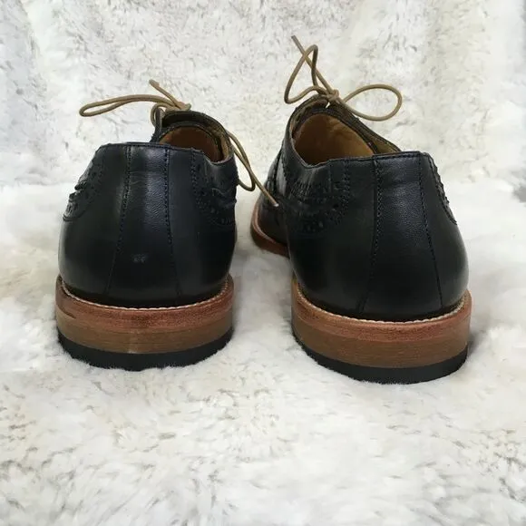 Gordon Rush Men’s Victor Lace Up Wingtip Oxford Leather Dress Shoes Black 11