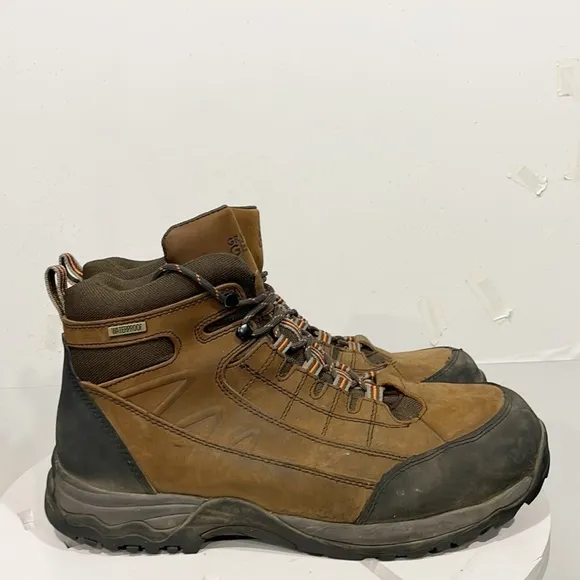Gravel Gear Mens Work Boots Steel Toe Moc Brown Sz 14M Lace Up 875850/BS-4132