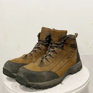 Gravel Gear Mens Work Boots Steel Toe Moc Brown Sz 14M Lace Up 875850/BS-4132