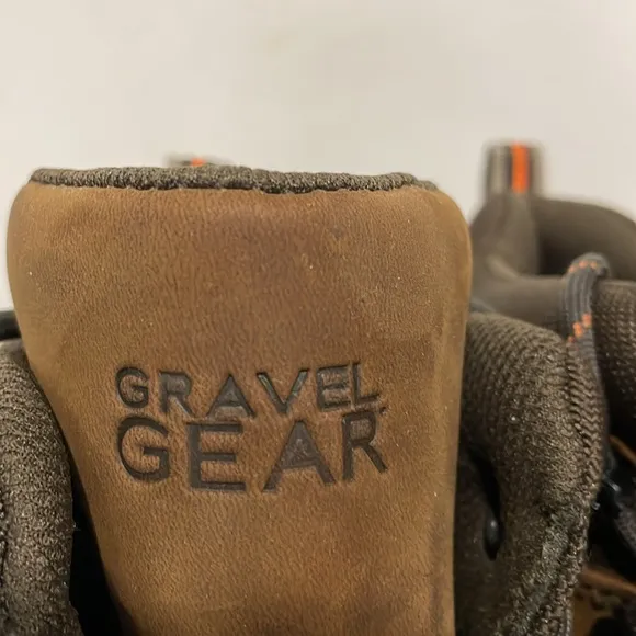 Gravel Gear Mens Work Boots Steel Toe Moc Brown Sz 14M Lace Up 875850/BS-4132