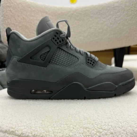 Gray Mesh Sneakers with Chunky Midsole