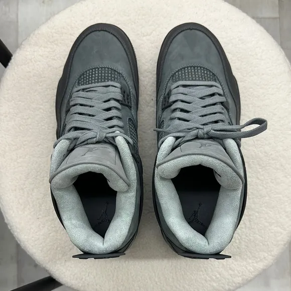 Gray Mesh Sneakers with Chunky Midsole